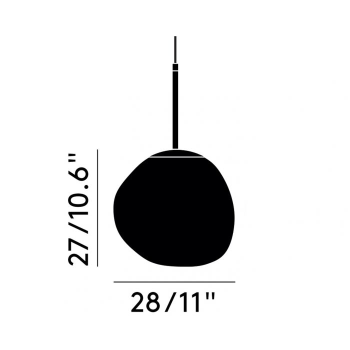 Melt Mini Pendant smoke - Bild 3