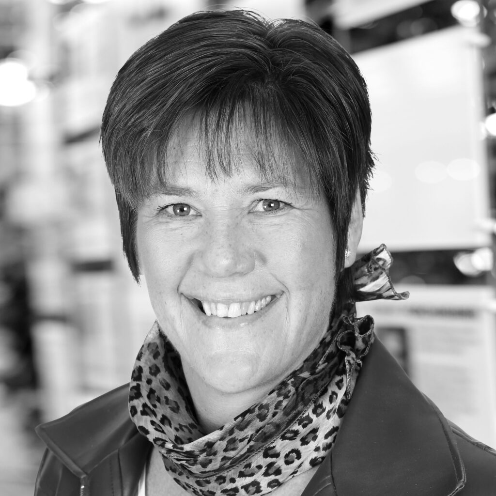 Porträtt foto av Pia Carlsson för 100-listan