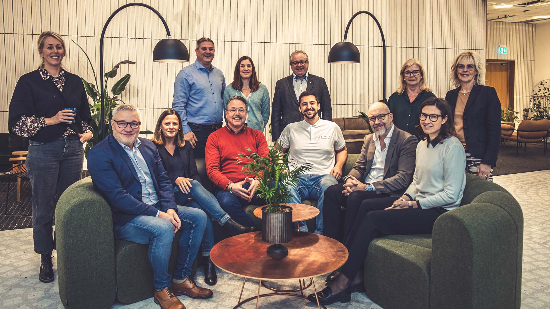 Gruppbild på kursdeltagare under en av styrelseutbildningarna hos Östsvenska Handelskammaren 2022