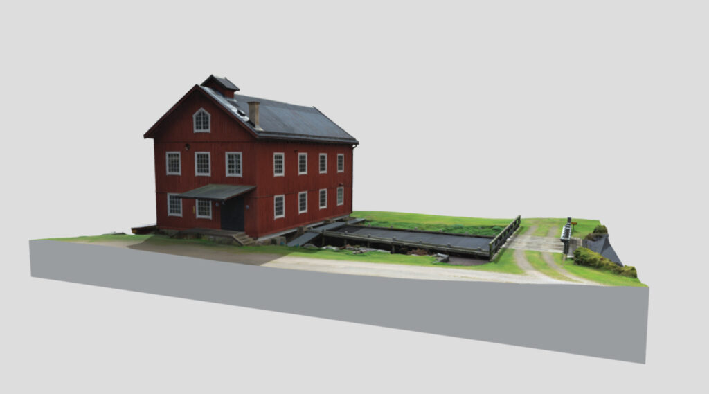 3D-modell Hävla kvarn